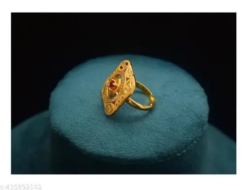 Gold Forming And Diamond Adjustable Ring