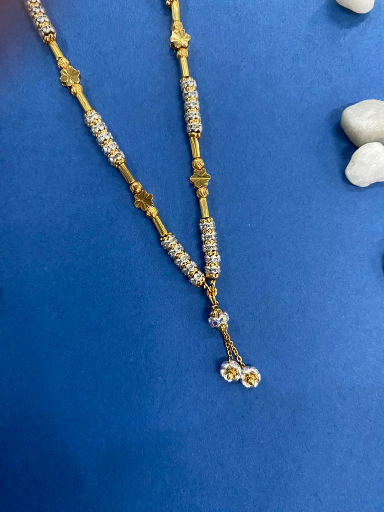 A Stunning Diamond Studded Daily Wear Beautiful Star Chain
