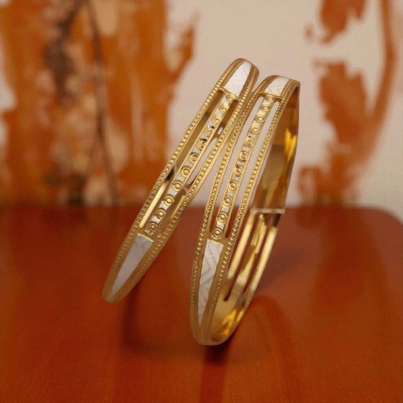New Designer Premium Quality High Gold Plated Daily Wear Fancy Cnc Bangle