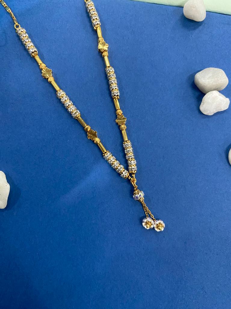 A Stunning Diamond Studded Daily Wear Beautiful Star Chain
